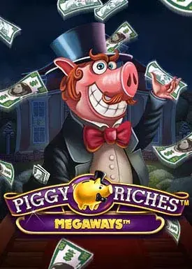 Bogata świnka z Megaways – zabawny slot pełen złota i bonusów.
